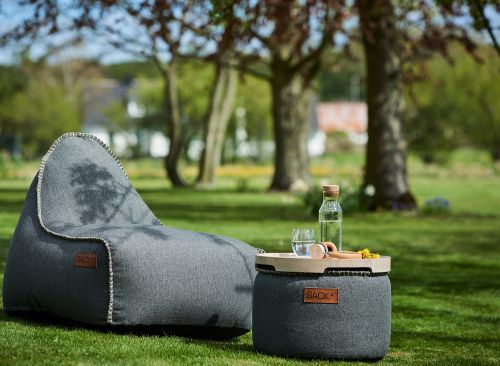 SACKit Sitzsack RETROit Cobana Grey In- und Outdoor 