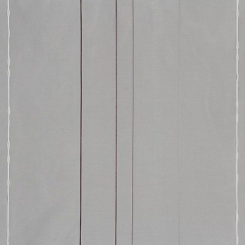 Store Gardinenstoff Morelia Längsstreifen lila silber Höhe 295cm transparent mit Bleiband