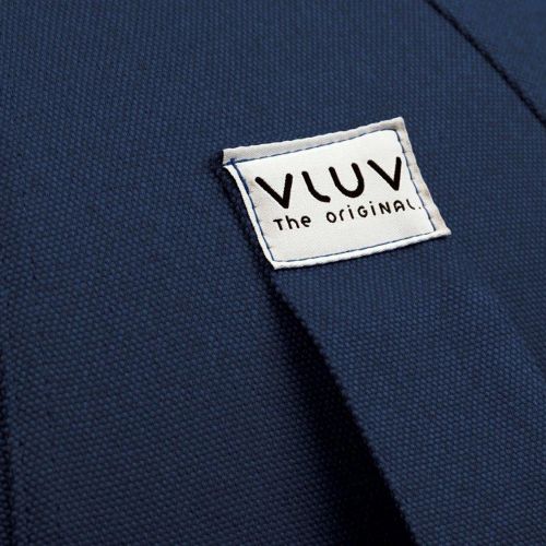 VLUV LEIV Stoff-Sitzball 70-75cm Royal Blue robuste hochwertige canvasähnliche Stoffqualität