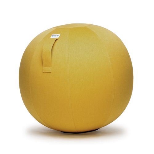 VLUV LEIV ergonomischer Sitzball 60-65cm Mustard