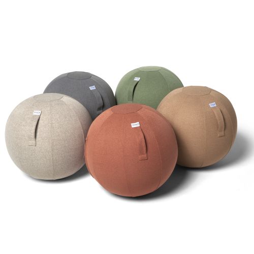 VLUV SOVA Stoff-Sitzball 60-65cm Pesto ergonomisches Sitzmöbel