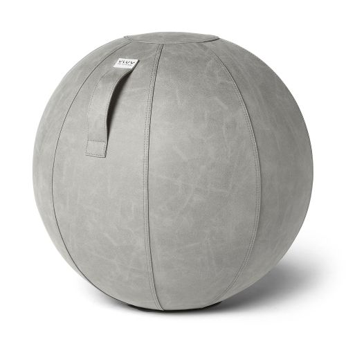 VLUV Sitzball BOL VEGA Kunstleder Cement 65cm