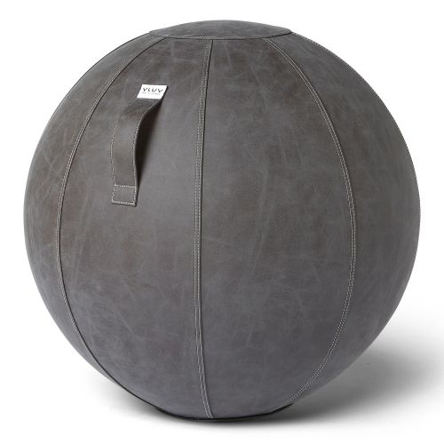 VLUV Sitzball BOL VEGA Kunstleder Dark Grey 75cm