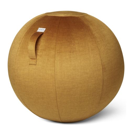 VLUV Stoff-Sitzball BOL VARM 70-75cm pumpkin für gesundes und aufrechtes Sitzen