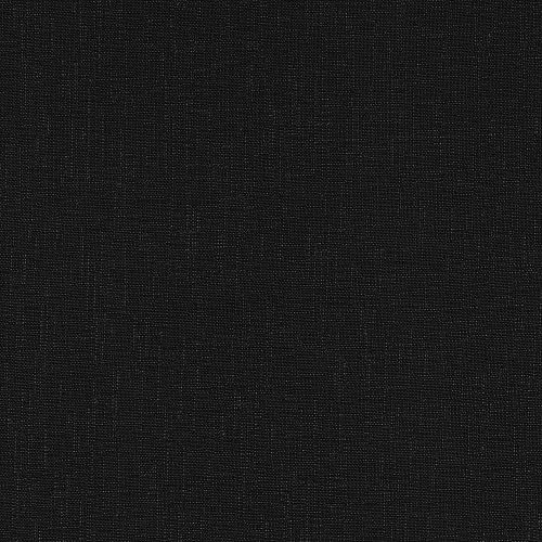 Vorhangstoff Dekostoff Betim Uni schwarz Breite 144cm blickdicht