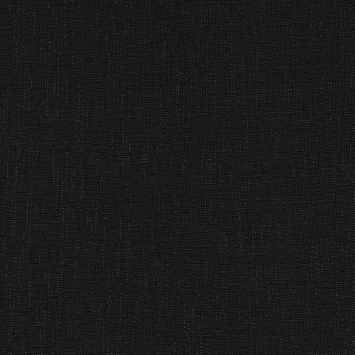 Vorhangstoff Dekostoff Betim Uni schwarz Breite 144cm blickdicht