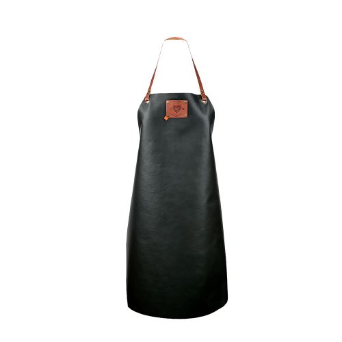 Xapron Damen Lederschürze BOVINE schwarz