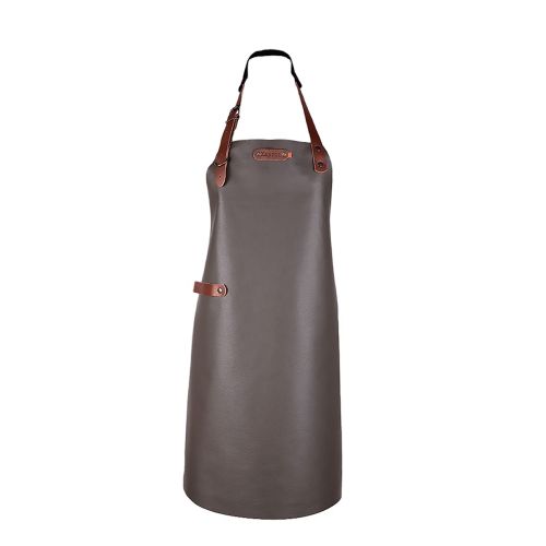 Xapron Lederschürze BOVINE mit Nackenriemen taupe