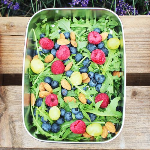 YUMMII YUMMII BENTO Lunchbox medium Edelstahl für kalte feste Speisen dänisches Design umweltfreundlich