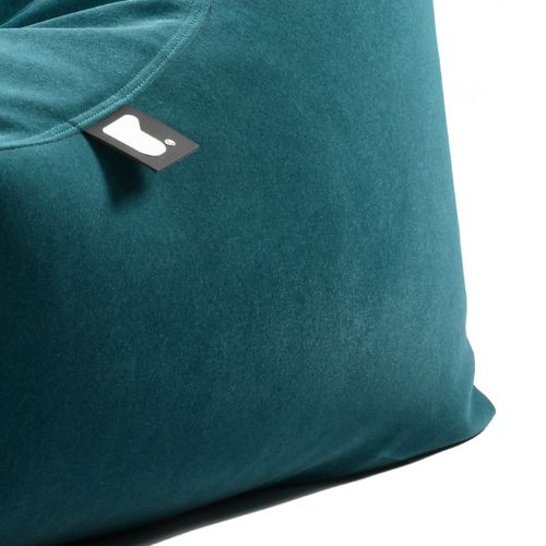 b-bag Extreme Lounging Sitzsack mighty-b Teal Sitzbag indoor Wildlederoptik