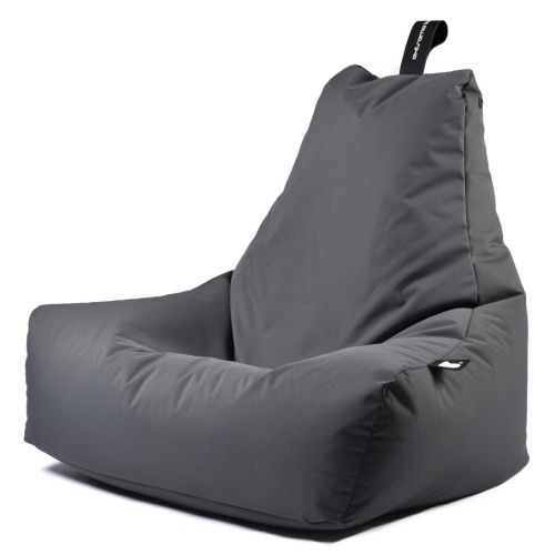 b-bag extreme lounging Sitzsack mighty-b Grey In & Outdoor