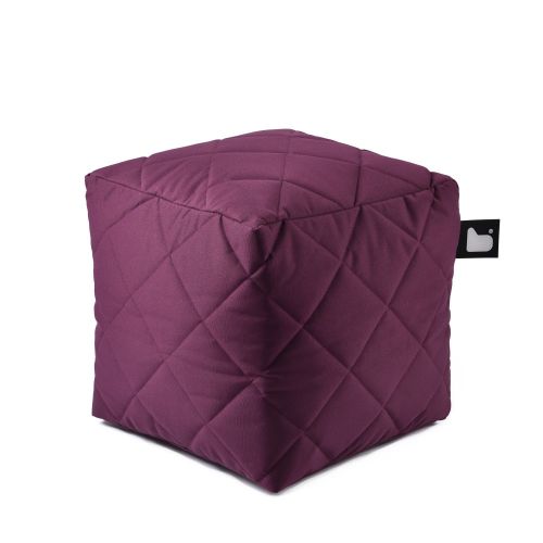 b-box extreme lounging Sitzwürfel Berry - Quilted In & Outdoor