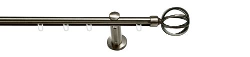 erfal Komplettgarnitur Carrera Ø19mm Cobre Innenlauf 1-läufig 120cm platin