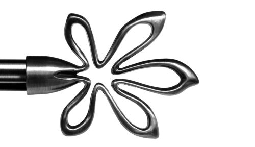 erfal Komplettgarnitur Carrera Ø19mm Fiore Innenlauf 2-läufig 120cm platin 