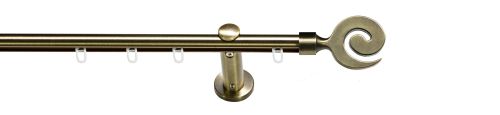 erfal Komplettgarnitur Carrera Ø19mm Peonza Innenlauf 2-läuf. 160cm messingantik