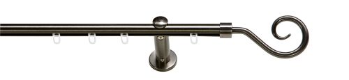 erfal Komplettgarnitur Carrera Ø19mm Spirale Innenlauf 2-läufig 120cm platin