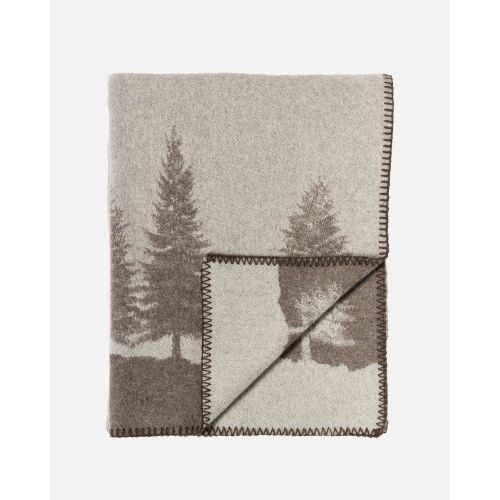 eskimo Decke Bosco braun Schweizer Wolldecke vom Merinoschaf