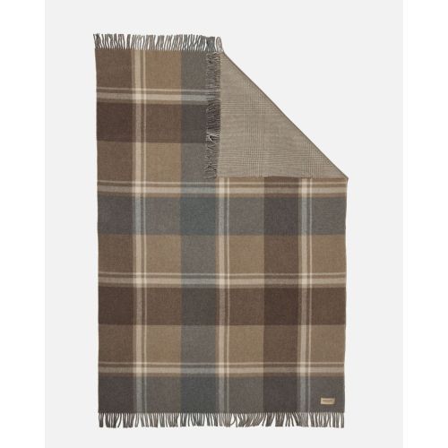 eskimo Decke Lord braun Merino-Wolldecke im Prince-de-Galles-Muster