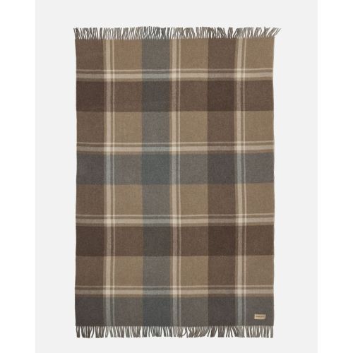eskimo Decke Lord braun Merino-Wolldecke im Prince-de-Galles-Muster