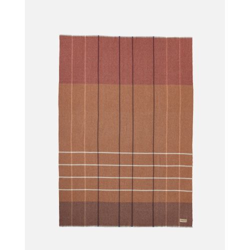 eskimo Decke Modena terracotta Schweizer Wolldecke vom Merinoschaf