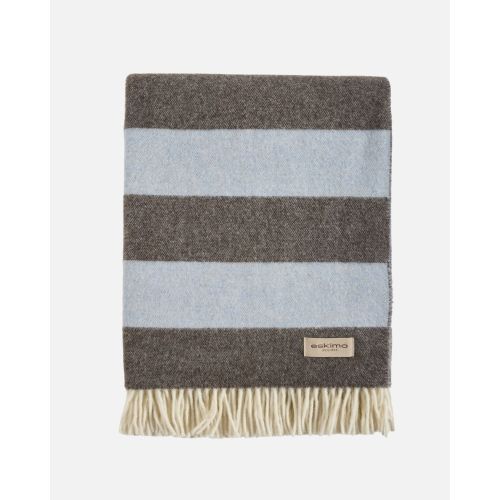 eskimo Decke Stripes Streifen braun ciel