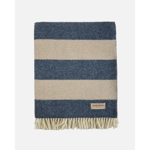 eskimo Decke Stripes Streifen marine beige