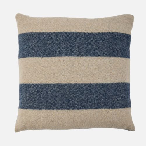 eskimo Kissen Stripes Streifen marine beige