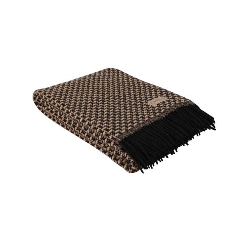 eskimo Wohndecke Luzern schwarz camel