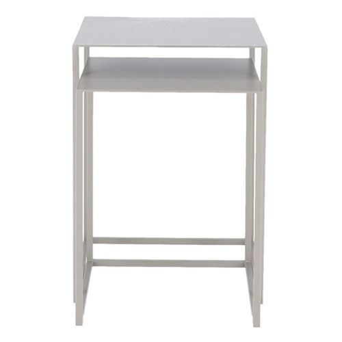 jankurtz 2-Satztisch PUR Höhe taupe 35cm und Höhe 40cm 