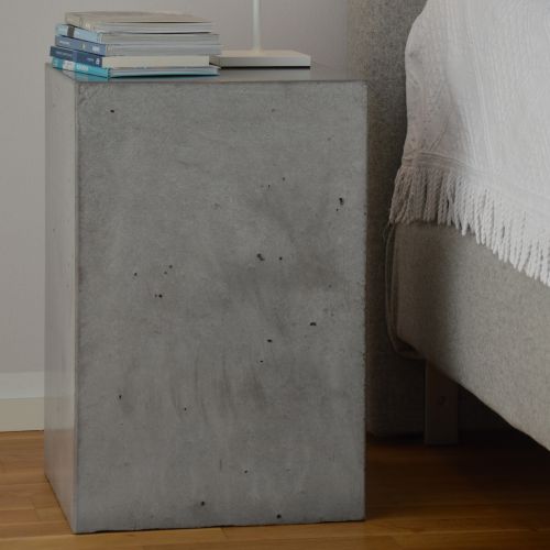 jankurtz Beistelltisch BLOCK BETON gewachst Höhe 46cm