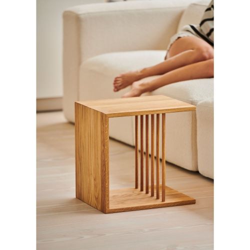 jankurtz DOMO Beistelltisch Beistelltisch aus massivem Eichenholz