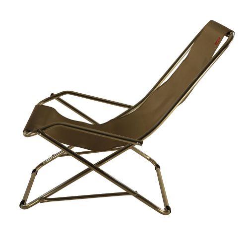 jankurtz Fiam DONODLINA Schwingsessel taupe Aluminiumgestell und Bezug aus Kunstgewebe