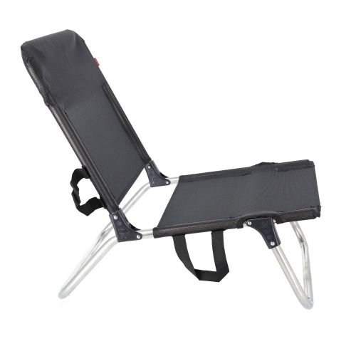 jankurtz Fiam QUICK Strandstuhl schwarz Aluminiumgestell und Bezug aus Kunstgewebe