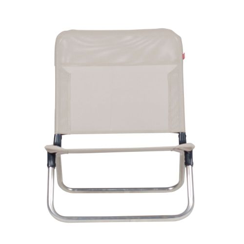 jankurtz Fiam QUICK Strandstuhl taupe Aluminiumgestell und Bezug aus Kunstgewebe