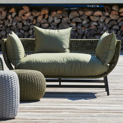 jankurtz Loungesofa SUKA olive inkl. 3 Kissen designed by Gesa Höltja