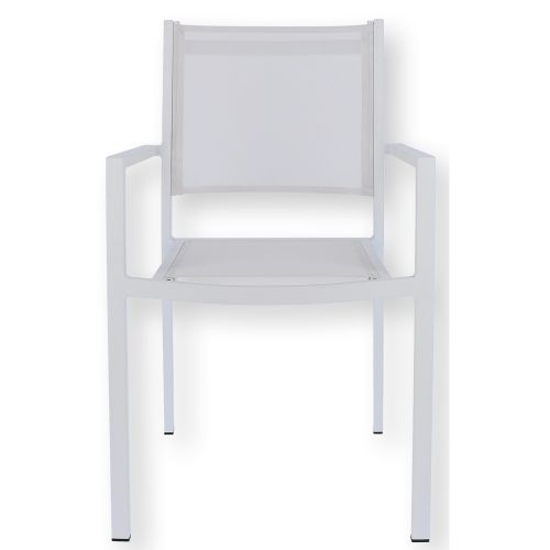 jankurtz Set 4 Stapelsessel FIAM ARIA weiß designed by Francesco Favagrossa