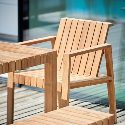 jankurtz Tisch MANTI Teak massiv natur