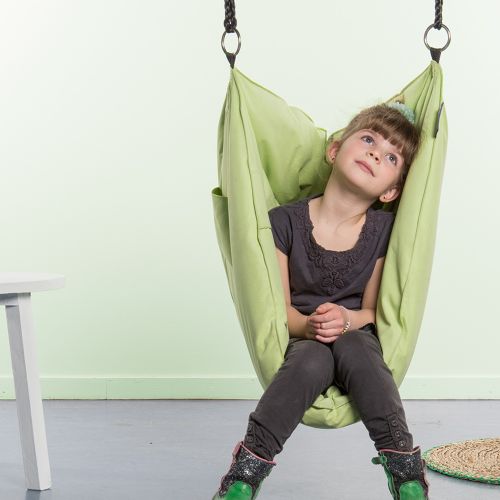 purple Frog Hängesessel Moonboat Outdoor Summer Lime bequem leicht wasserfest