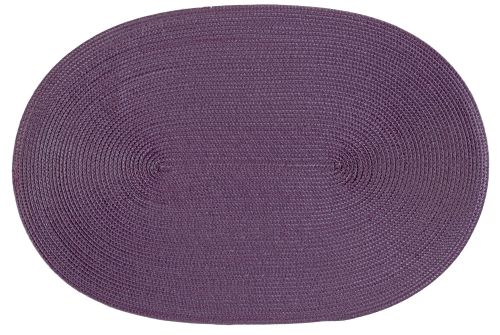 stuco trends textiles Platzset Tischset Polypro oval 45x30 cm aubergine 4er Set