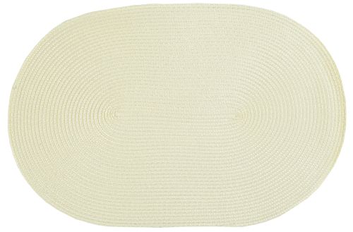 stuco trends textiles Platzset Tischset Polypro oval 45x30 cm ecru 4er Set