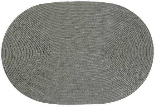 stuco trends textiles Platzset Tischset Polypro oval 45x30 cm grau 4er Set