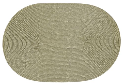 stuco trends textiles Platzset Tischset Polypro oval 45x30 cm natur 4er Set