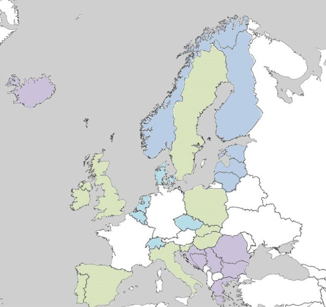 Versandkosten Karte Länder